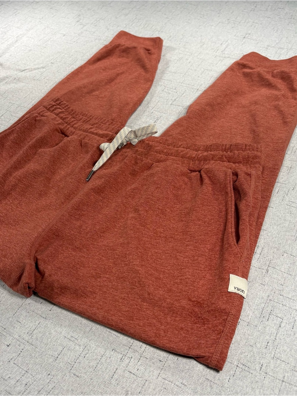 Vuori Performance Jogger Rust Heather Size Small